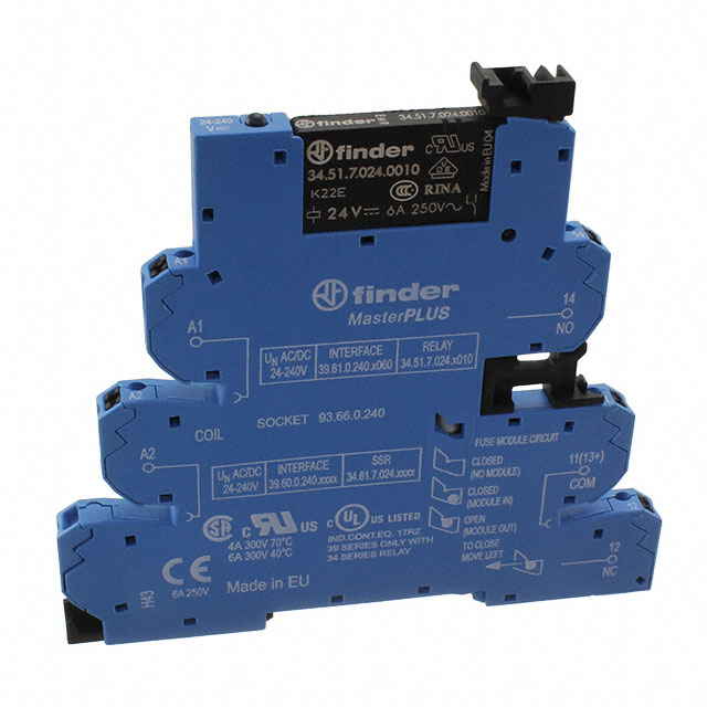 39.61.0.240.0060 Finder Relays, Inc.  Power Relays Over 2 Amps